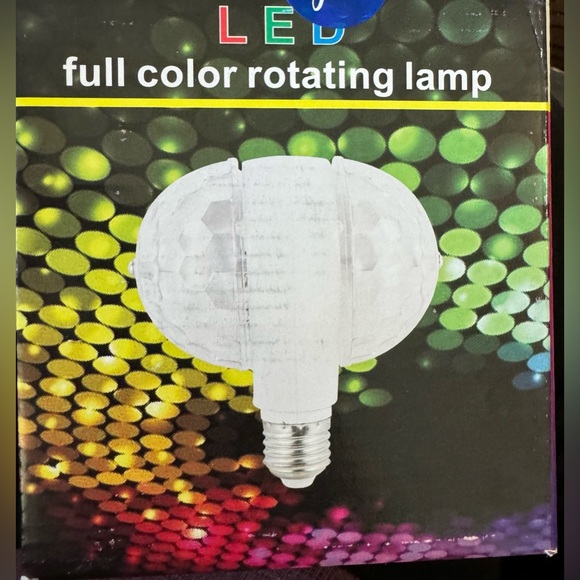 Led Rotation Lamp Party Supplies | New Led Full Rotating Lamp Great For Shows | Poshmark
